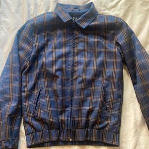 Plaid Zip up Jacket